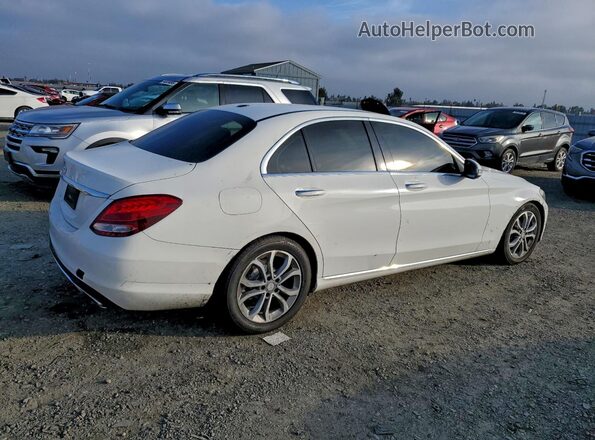 55SWF4JB9HU202122 2017 MERCEDES-BENZ C White Rear right