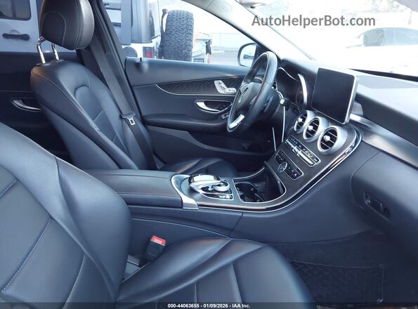 55SWF4JBXGU162342 2016 MERCEDES-BENZ C-CLASS Black Vista interior delantera