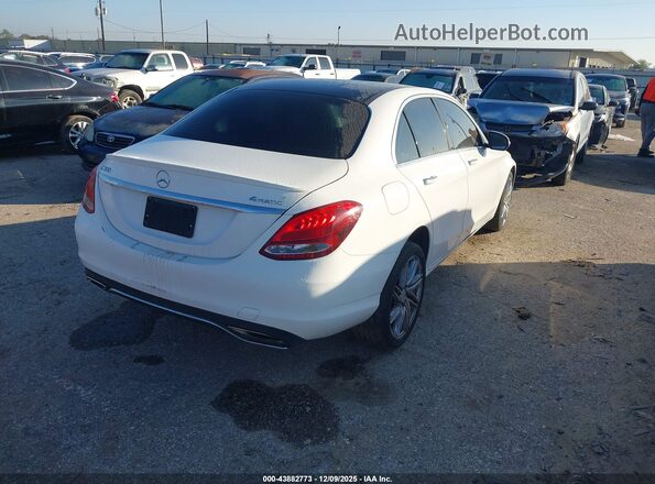 55SWF4KB1GU112637 2016 MERCEDES-BENZ C-CLASS White Rear right