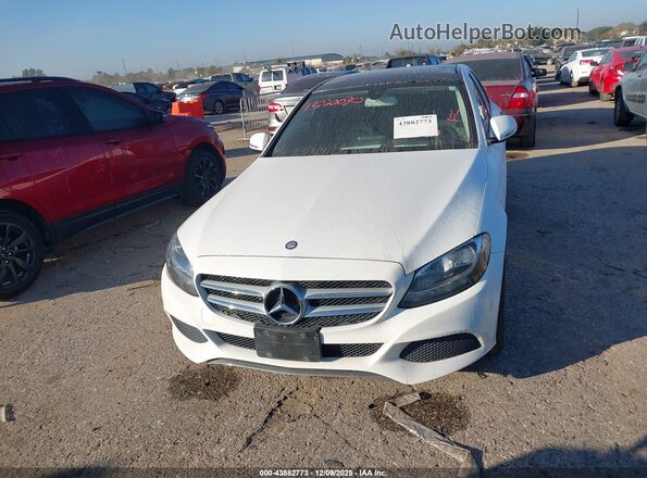 55SWF4KB1GU112637 2016 MERCEDES-BENZ C-CLASS White Front view