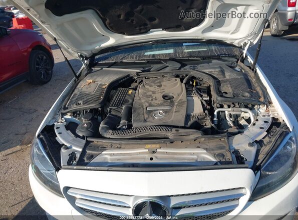55SWF4KB1GU112637 2016 MERCEDES-BENZ C-CLASS White Rear view