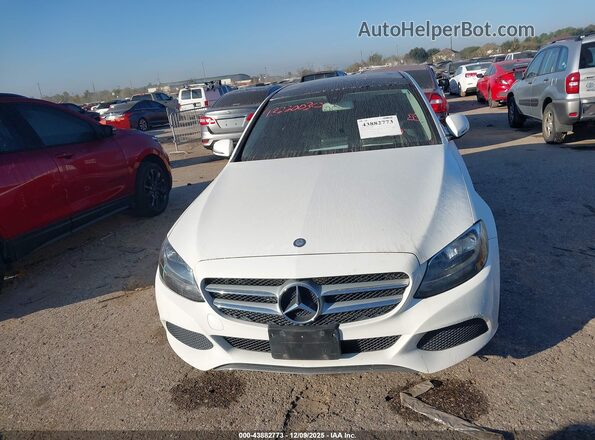 55SWF4KB1GU112637 2016 MERCEDES-BENZ C-CLASS White Instrument cluster view