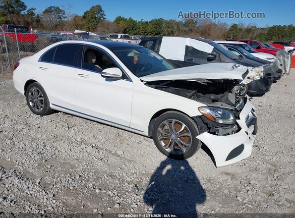 55SWF4KB4GU175151 2016 MERCEDES-BENZ C-CLASS White Առջևի աջ