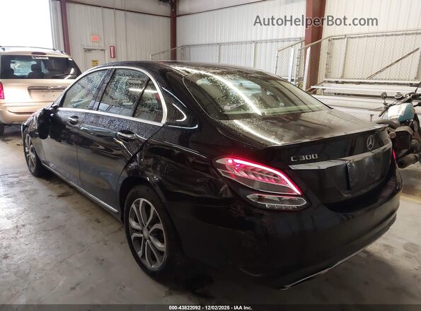 55SWF4KB6GU171070 2016 MERCEDES-BENZ C-CLASS Black Հետևի ձախ