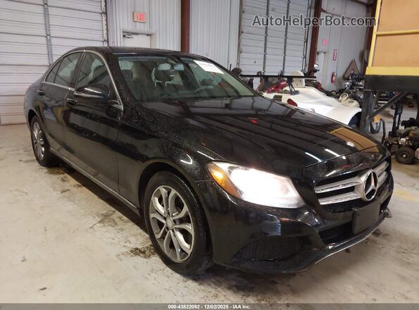 55SWF4KB6GU171070 2016 MERCEDES-BENZ C-CLASS Black Առջևի աջ