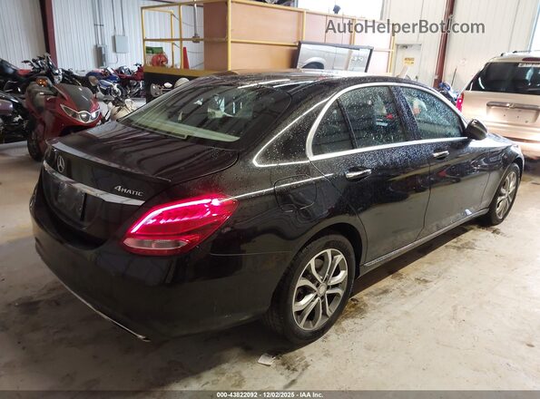 55SWF4KB6GU171070 2016 MERCEDES-BENZ C-CLASS Black Հետևի աջ