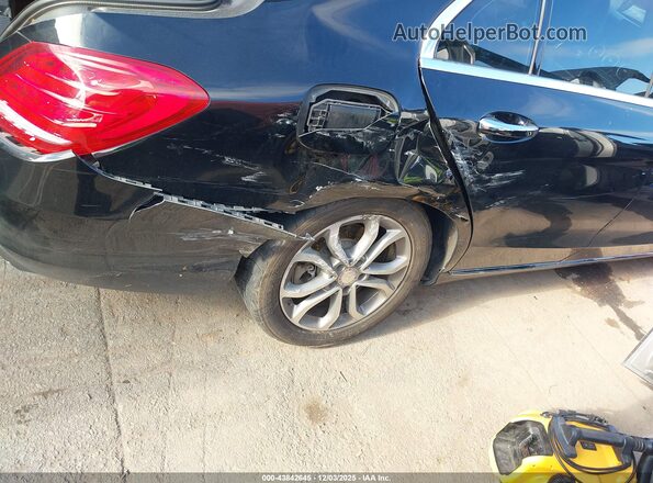 55SWF4KB8GU135185 2016 MERCEDES-BENZ C-CLASS Black Front view