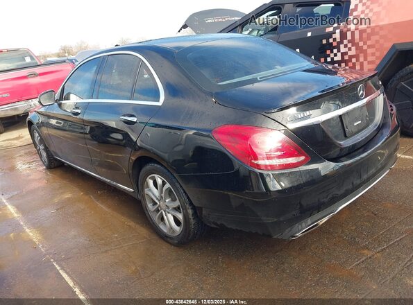 55SWF4KB8GU135185 2016 MERCEDES-BENZ C-CLASS Black Rear left