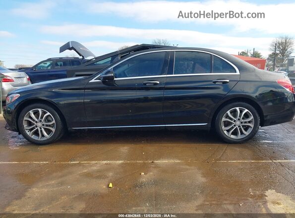 55SWF4KB8GU135185 2016 MERCEDES-BENZ C-CLASS Black Rear interior view