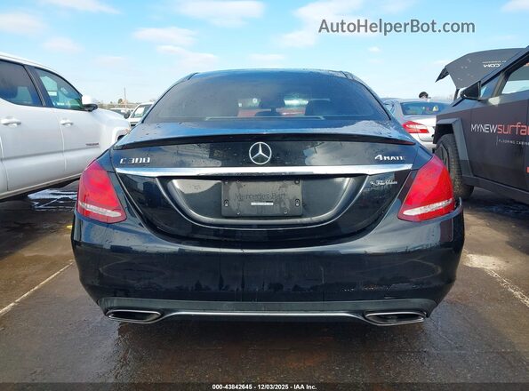 55SWF4KB8GU135185 2016 MERCEDES-BENZ C-CLASS Black 
