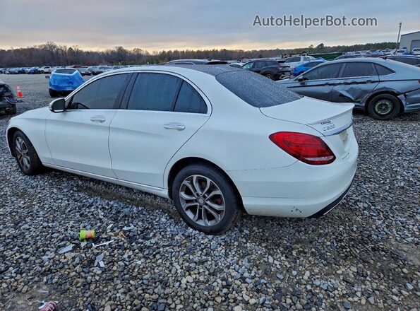 55SWF4KBXGU099497 2016 MERCEDES-BENZ C White Задня ліва чверть