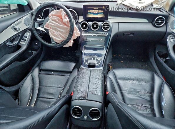 55SWF4KBXGU099497 2016 MERCEDES-BENZ C White Вид панелі приладів