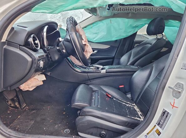 55SWF4KBXGU099497 2016 MERCEDES-BENZ C White Вид салону спереду