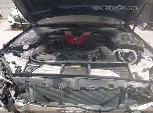 55SWF6EB1HU209040 2017 MERCEDES-BENZ AMG C 43 Blue Widok z tyłu