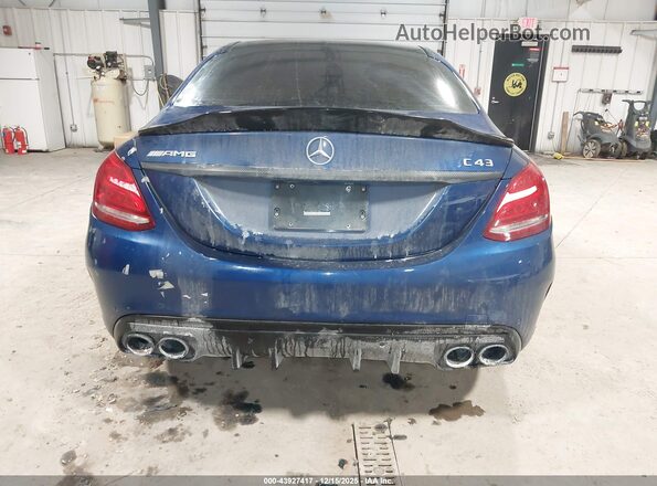 55SWF6EB1HU209040 2017 MERCEDES-BENZ AMG C 43 Blue 