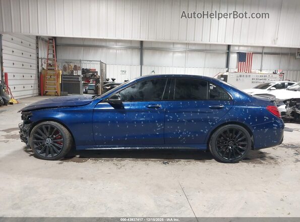 55SWF6EB1HU209040 2017 MERCEDES-BENZ AMG C 43 Blue Widok wnętrza 360 stopni