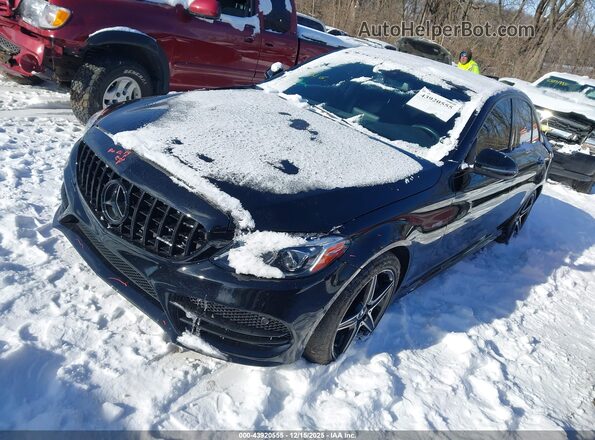 55SWF6EB1JU254145 2018 MERCEDES-BENZ AMG C 43 Black Przód lewy