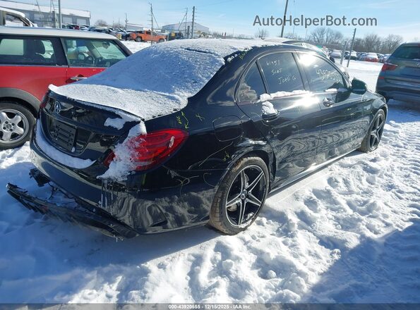 55SWF6EB1JU254145 2018 MERCEDES-BENZ AMG C 43 Black Tył prawy