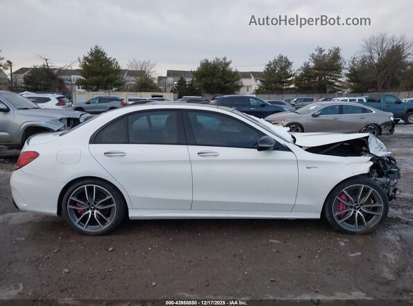 55SWF6EB1KU304740 2019 MERCEDES-BENZ AMG C 43 White უკანა სალონის ხედი