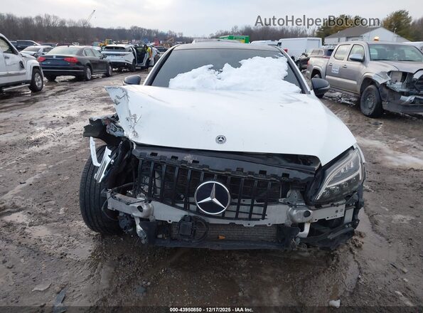 55SWF6EB1KU304740 2019 MERCEDES-BENZ AMG C 43 White ხელსაწყოთა პანელის ხედი