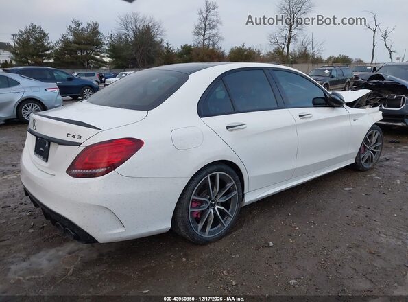 55SWF6EB1KU304740 2019 MERCEDES-BENZ AMG C 43 White უკანა მარჯვენა