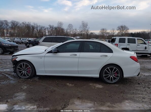55SWF6EB1KU304740 2019 MERCEDES-BENZ AMG C 43 White სალონის 360-გრადუსიანი ხედი