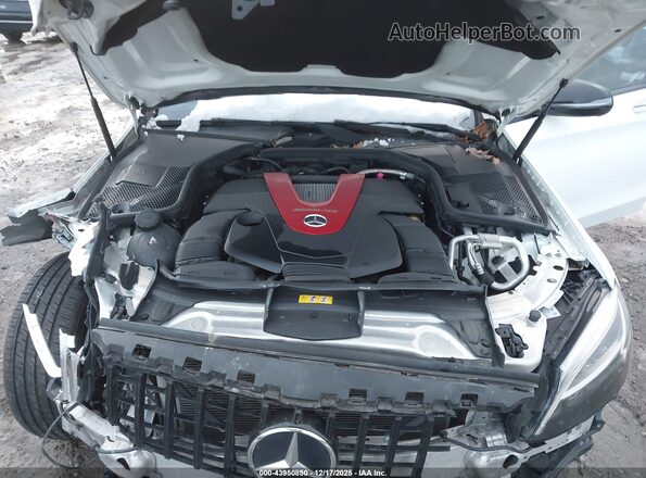 55SWF6EB1KU304740 2019 MERCEDES-BENZ AMG C 43 White უკანა ხედი