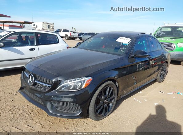 55SWF6EB3HU190815 2017 MERCEDES-BENZ AMG C 43 Black Przód lewy