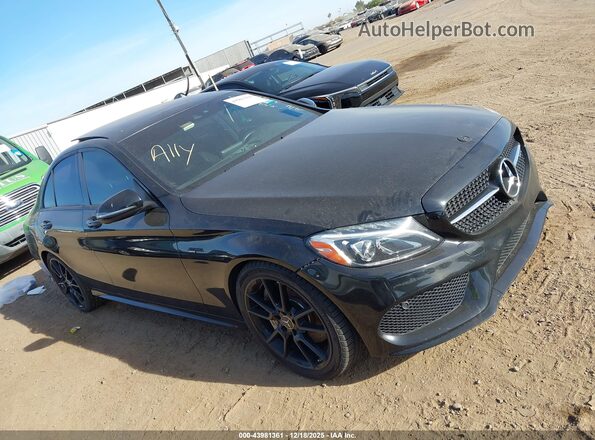 55SWF6EB3HU190815 2017 MERCEDES-BENZ AMG C 43 Black Widok wnętrza z tyłu