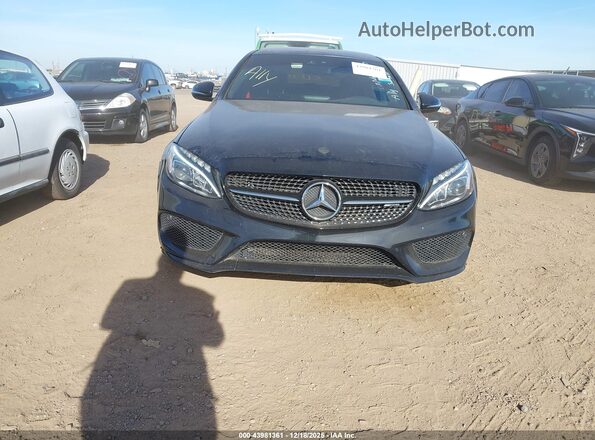 55SWF6EB3HU190815 2017 MERCEDES-BENZ AMG C 43 Black Widok z przodu