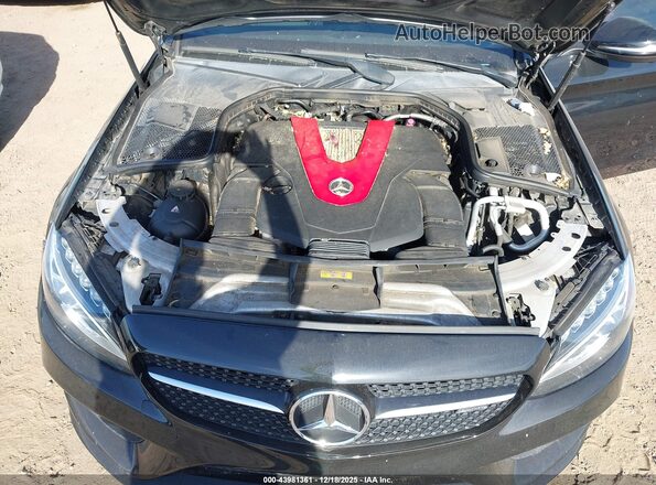 55SWF6EB3HU190815 2017 MERCEDES-BENZ AMG C 43 Black Widok z tyłu
