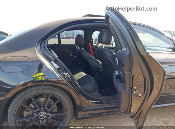 55SWF6EB3HU190815 2017 MERCEDES-BENZ AMG C 43 Black Widok naklejki z numerem VIN