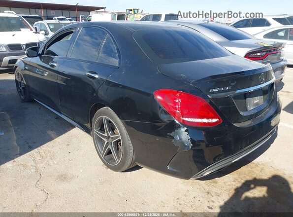 55SWF6EB4HU181878 2017 MERCEDES-BENZ AMG C 43 Black Tył lewy