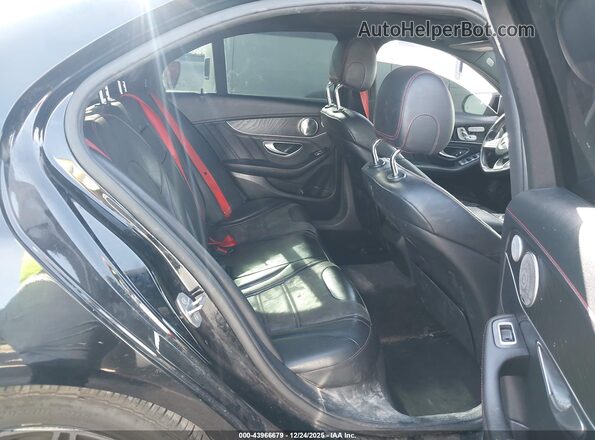 55SWF6EB4HU181878 2017 MERCEDES-BENZ AMG C 43 Black Widok naklejki z numerem VIN