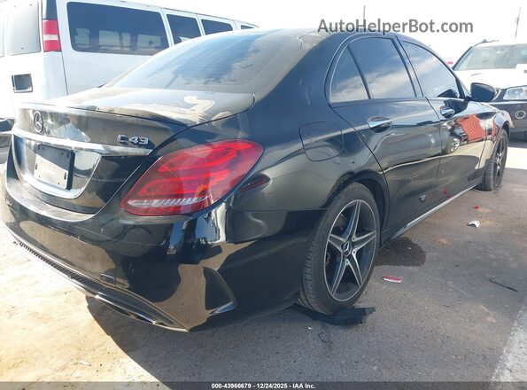 55SWF6EB4HU181878 2017 MERCEDES-BENZ AMG C 43 Black Tył prawy