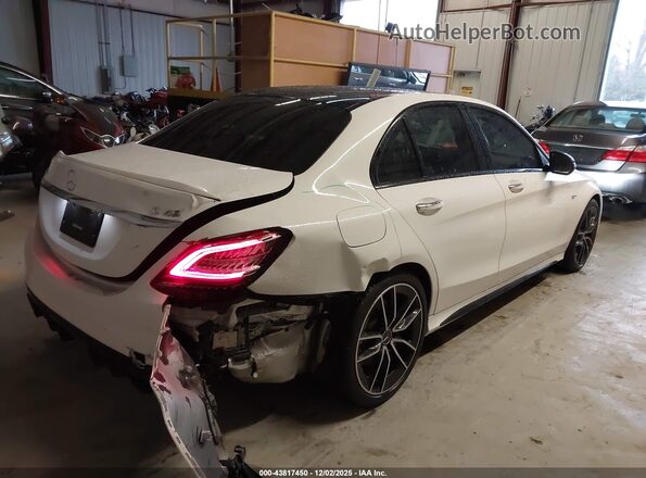 55SWF6EB6LU328758 2020 MERCEDES-BENZ AMG C 43 White Trasero derecho