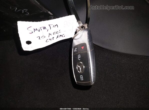 55SWF6EB6LU328758 2020 MERCEDES-BENZ AMG C 43 White Vista del salpicadero