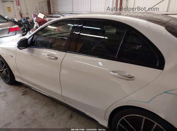 55SWF6EB6LU328758 2020 MERCEDES-BENZ AMG C 43 White Vista interior de 360 grados