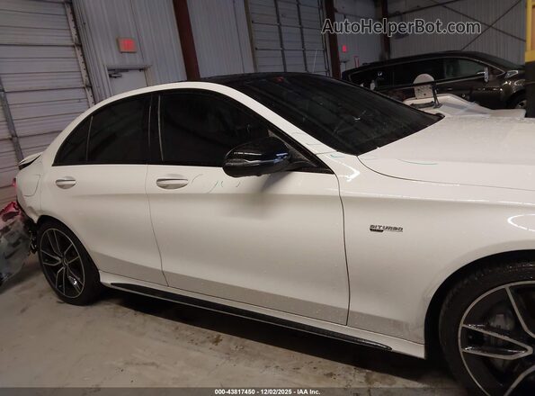 55SWF6EB6LU328758 2020 MERCEDES-BENZ AMG C 43 White Vista interior trasera