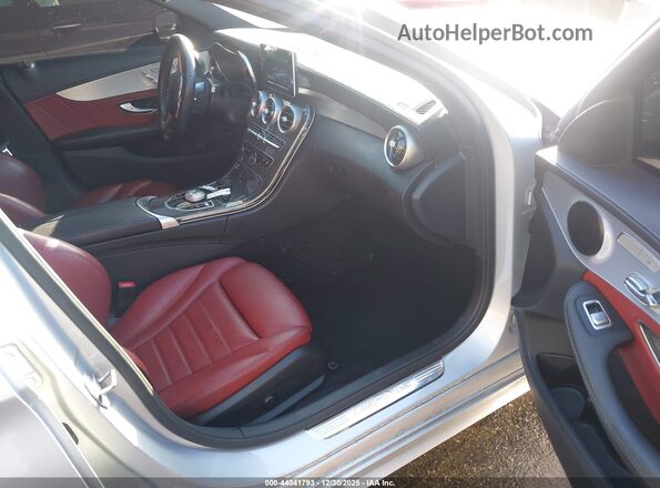 55SWF6EB7JU256613 2018 MERCEDES-BENZ AMG C 43 Silver Front interior view