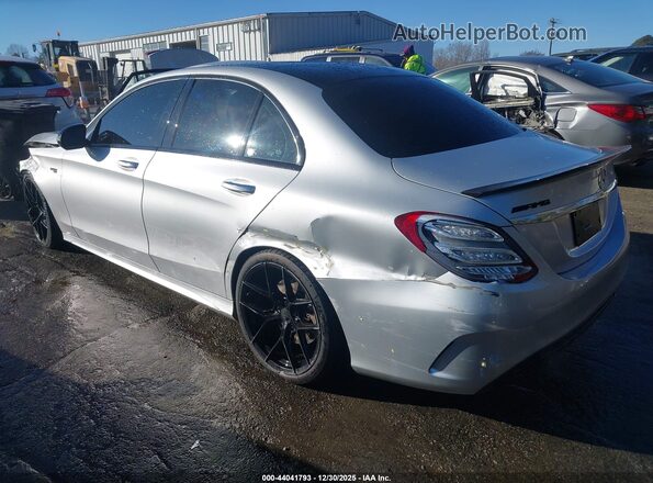55SWF6EB7JU256613 2018 MERCEDES-BENZ AMG C 43 Silver Rear left