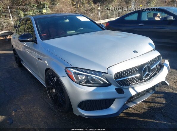 55SWF6EB7JU256613 2018 MERCEDES-BENZ AMG C 43 Silver Front right