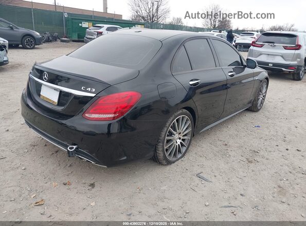 55SWF6EB9HU219959 2017 MERCEDES-BENZ AMG C 43 Black უკანა მარჯვენა