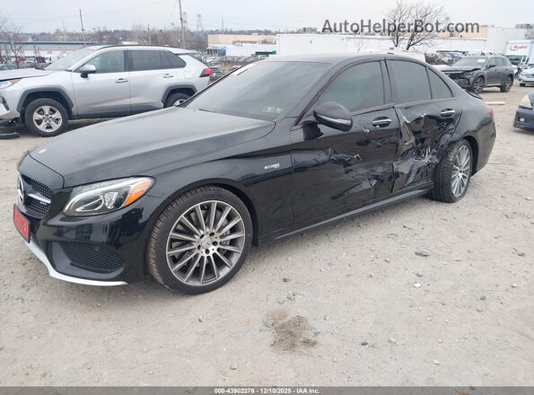 55SWF6EB9HU219959 2017 MERCEDES-BENZ AMG C 43 Black წინა მარცხენა ხედი სამი მეოთხედიდან