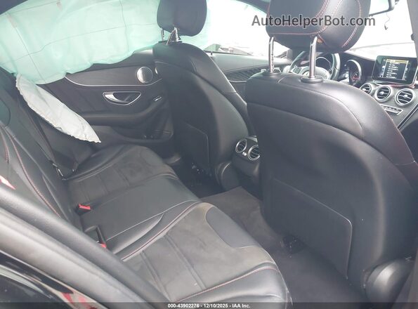 55SWF6EB9HU219959 2017 MERCEDES-BENZ AMG C 43 Black VIN კოდის სტიკერის ხედი