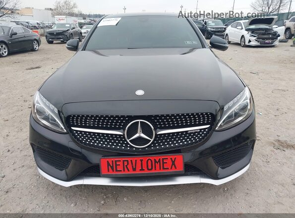 55SWF6EB9HU219959 2017 MERCEDES-BENZ AMG C 43 Black ხელსაწყოთა პანელის ხედი