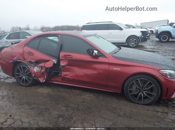 55SWF6EBXKU292331 2019 MERCEDES-BENZ AMG C 43 Burgundy წინა ხედი