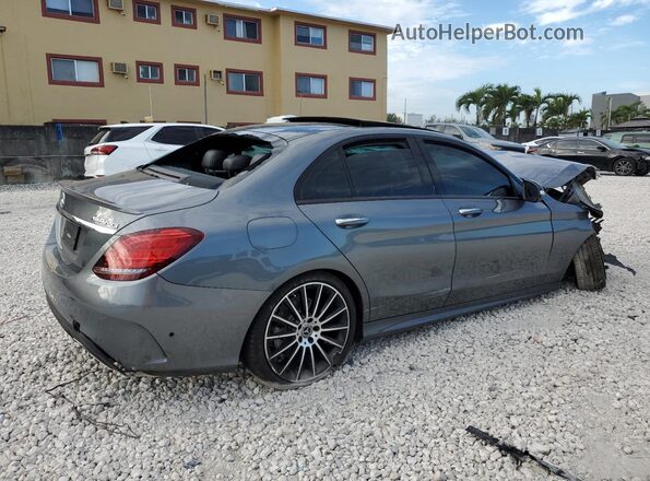 55SWF8DB2LU325272 2020 MERCEDES-BENZ C Серый Задняя правая четверть