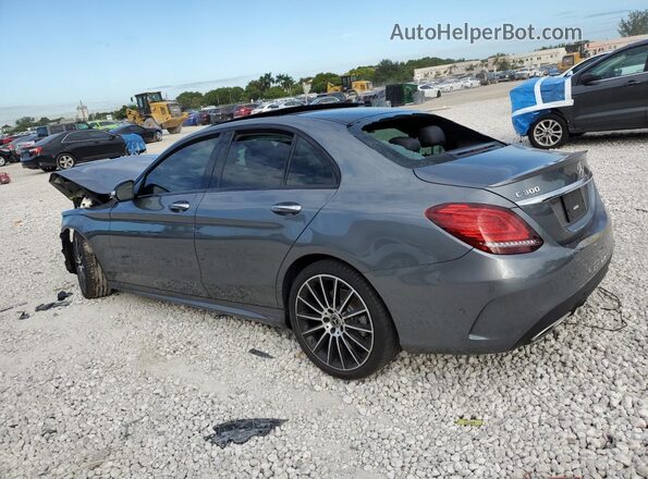 55SWF8DB2LU325272 2020 MERCEDES-BENZ C Серый Задняя левая четверть