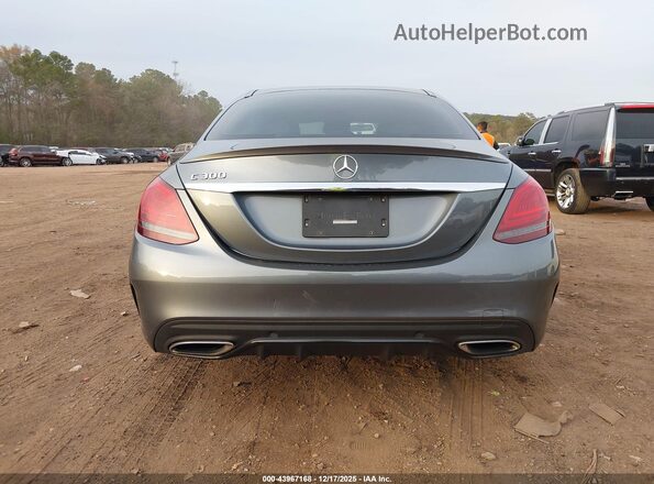 55SWF8DB6KU322647 2019 MERCEDES-BENZ C-CLASS Gray 